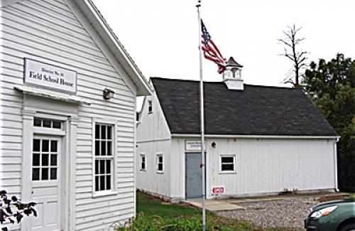 Field School house, white