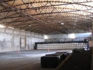 Portland Point Cement Works storage building, interior
