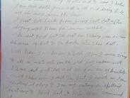 Elizabeth Tichenor Dedricks Letter page 1